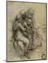 Virgin and Child with St. Anne-Leonardo da Vinci-Mounted Premium Giclee Print