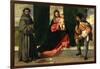 Virgin and Child with St. Anthony of Padua and St. Rocco-Giorgione-Framed Giclee Print