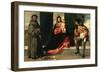 Virgin and Child with St. Anthony of Padua and St. Rocco-Giorgione-Framed Giclee Print