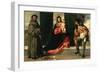 Virgin and Child with St. Anthony of Padua and St. Rocco-Giorgione-Framed Giclee Print