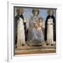 Virgin and Child with St Anthony of Padua and St Thomas Aquinas, Early 15th Century-Fra Angelico-Framed Giclee Print