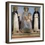 Virgin and Child with St Anthony of Padua and St Thomas Aquinas, Early 15th Century-Fra Angelico-Framed Giclee Print