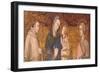 Virgin and Child with St. Francis and St. John the Evangelist-Pietro Lorenzetti-Framed Giclee Print