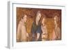 Virgin and Child with St. Francis and St. John the Evangelist-Pietro Lorenzetti-Framed Giclee Print