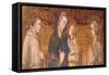 Virgin and Child with St. Francis and St. John the Evangelist-Pietro Lorenzetti-Framed Stretched Canvas