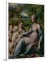 Virgin and Child with St. John the Baptist and Mary Magdalene, 1535-40-Parmigianino-Framed Giclee Print