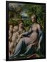 Virgin and Child with St. John the Baptist and Mary Magdalene, 1535-40-Parmigianino-Framed Giclee Print