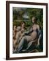 Virgin and Child with St. John the Baptist and Mary Magdalene, 1535-40-Parmigianino-Framed Giclee Print