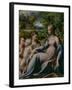 Virgin and Child with St. John the Baptist and Mary Magdalene, 1535-40-Parmigianino-Framed Giclee Print