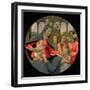 Virgin and Child with St. John the Baptist and the Three Archangels, Raphael, Gabriel and Michael-Sebastiano Mainardi-Framed Giclee Print