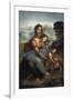 Virgin and Child with St-Leonardo da Vinci-Framed Premium Giclee Print