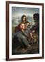 Virgin and Child with St-Leonardo da Vinci-Framed Premium Giclee Print