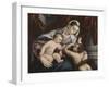 Virgin and Child with the Young Saint John the Baptist, 1560/65-Jacopo Bassano-Framed Giclee Print