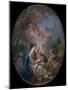 Virgin and Child with the Young Saint John the Baptist and Angels, 1765-Francois Boucher-Mounted Giclee Print