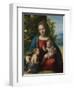 Virgin and Child with the Young Saint John the Baptist, C.1515-Correggio-Framed Giclee Print