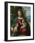 Virgin and Child with the Young Saint John the Baptist, C.1515-Correggio-Framed Giclee Print