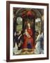 Virgin and Child with Two Angels-Hans Memling-Framed Giclee Print