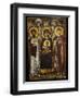 Virgin and Child with Two Saints, Byzantine Icon-null-Framed Giclee Print