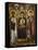 Virgin and Child with Two Saints, Byzantine Icon-null-Stretched Canvas