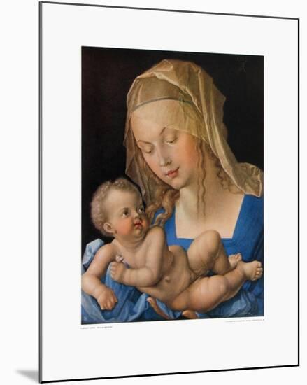 Virgin and Child-Albrecht Dürer-Mounted Collectable Print
