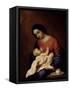 Virgin and Child-Francisco de Zurbarán-Framed Stretched Canvas