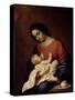 Virgin and Child-Francisco de Zurbarán-Stretched Canvas