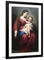 Virgin and Child-Bartolome Esteban Murillo-Framed Art Print