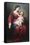 Virgin and Child-Bartolome Esteban Murillo-Framed Stretched Canvas