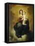 Virgin and Child-Bartolome Esteban Murillo-Framed Stretched Canvas