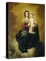 Virgin and Child-Bartolome Esteban Murillo-Stretched Canvas