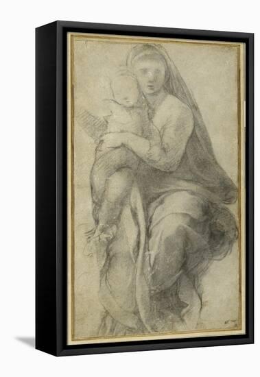 Virgin and Child-Raphael-Framed Stretched Canvas