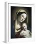 Virgin and Child-Giovanni Battista Salvi da Sassoferrato-Framed Art Print