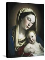 Virgin and Child-Giovanni Battista Salvi da Sassoferrato-Stretched Canvas