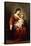Virgin and Child-Bartolome Esteban Murillo-Framed Stretched Canvas