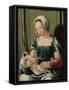 Virgin and Child-Lucas van Leyden-Framed Stretched Canvas
