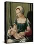 Virgin and Child-Lucas van Leyden-Stretched Canvas