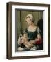 Virgin and Child-Lucas van Leyden-Framed Art Print