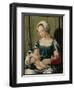 Virgin and Child-Lucas van Leyden-Framed Art Print