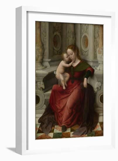 Virgin and Child-Adriaen Isenbrant-Framed Art Print