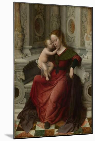 Virgin and Child-Adriaen Isenbrant-Mounted Art Print