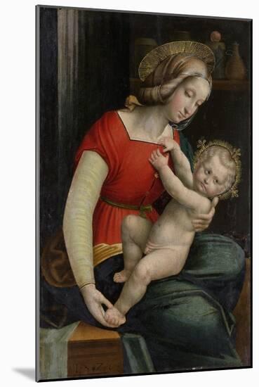 Virgin and Child-Defendente Ferrari-Mounted Art Print