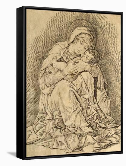 Virgin and Child-Andrea Mantegna-Framed Stretched Canvas