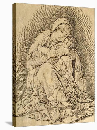 Virgin and Child-Andrea Mantegna-Stretched Canvas