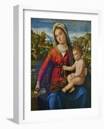 Virgin and Child-Andrea Previtali-Framed Giclee Print