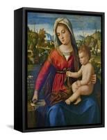 Virgin and Child-Andrea Previtali-Framed Stretched Canvas