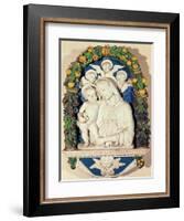 Virgin and Child-Andrea Della Robbia-Framed Giclee Print