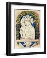 Virgin and Child-Andrea Della Robbia-Framed Giclee Print