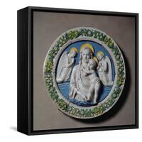 Virgin and Child-Luca Della Robbia-Framed Stretched Canvas