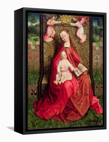 Virgin and Child-Master of the Embroidered Foliage-Framed Stretched Canvas
