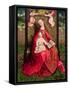 Virgin and Child-Master of the Embroidered Foliage-Framed Stretched Canvas